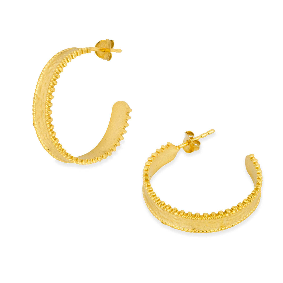 Silvia Gold Hoop Earrings