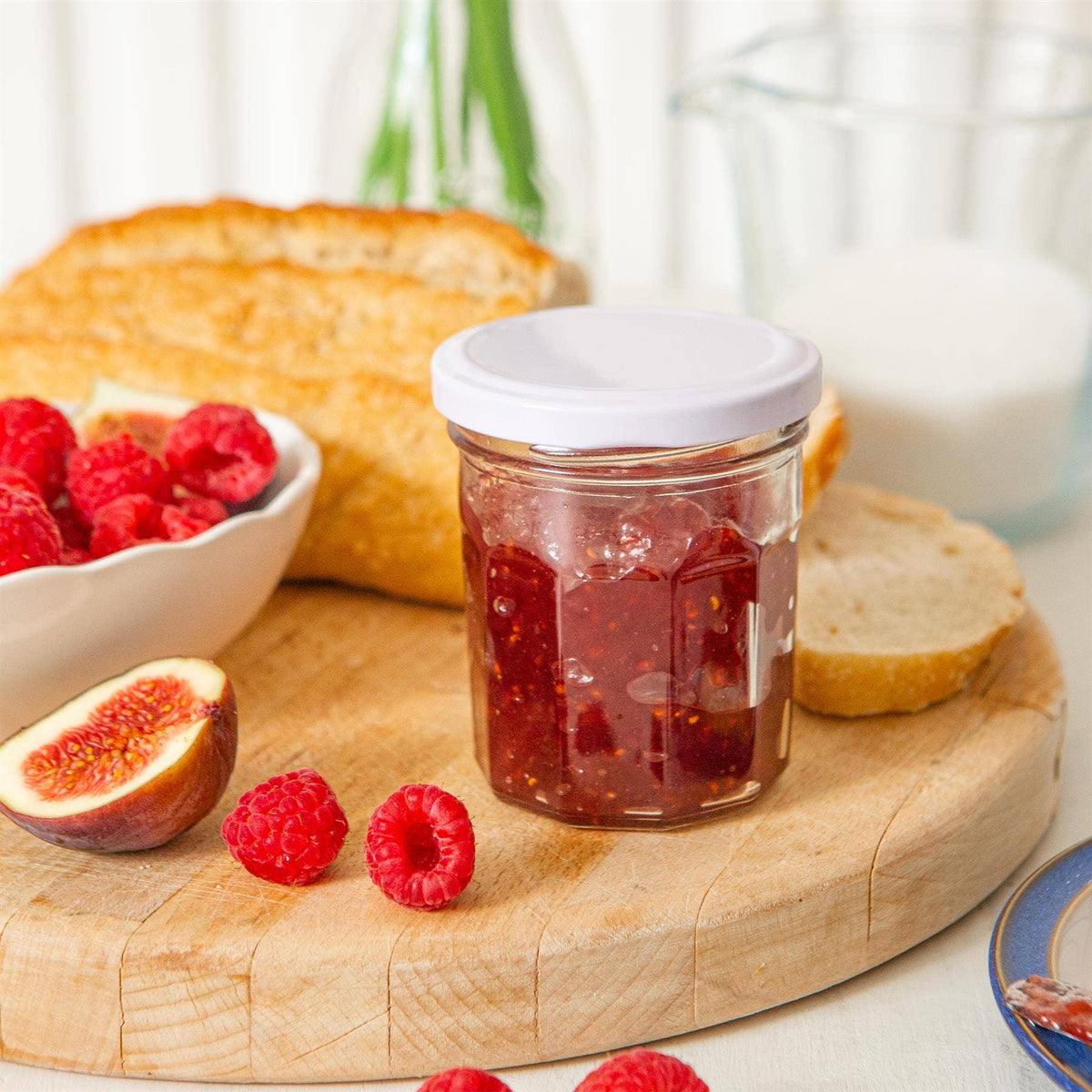 185ml Glass Jam Jar with Lid - By Argon Tableware