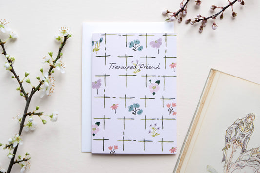 'Treasured Friend' Friendship Card