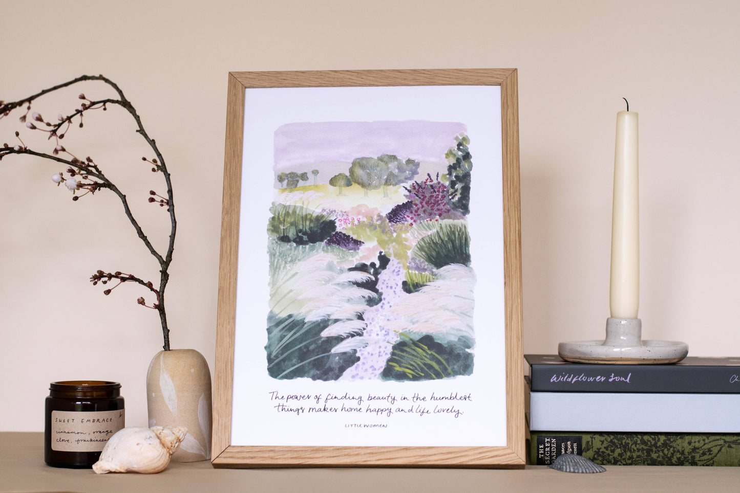 'Beauty In The Humble' A4 Little Women Wall Print
