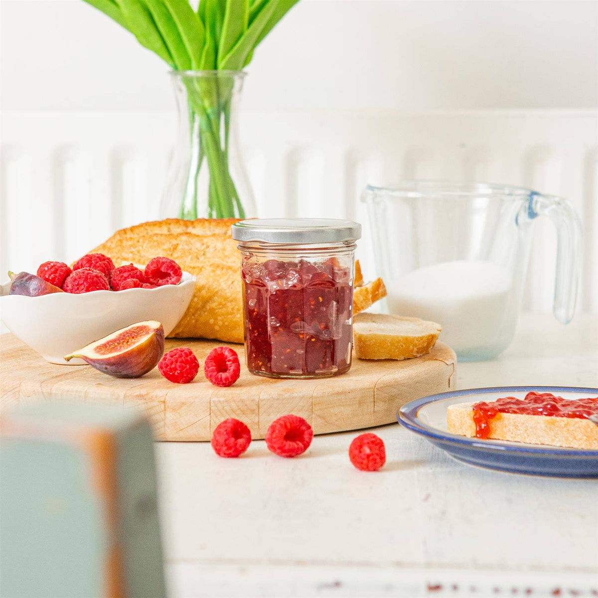 185ml Glass Jam Jar with Lid - By Argon Tableware