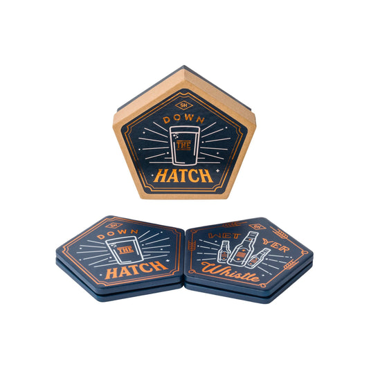 Gentlemen's Hardware Ceramic Coasters - Beer (Set Of 4)