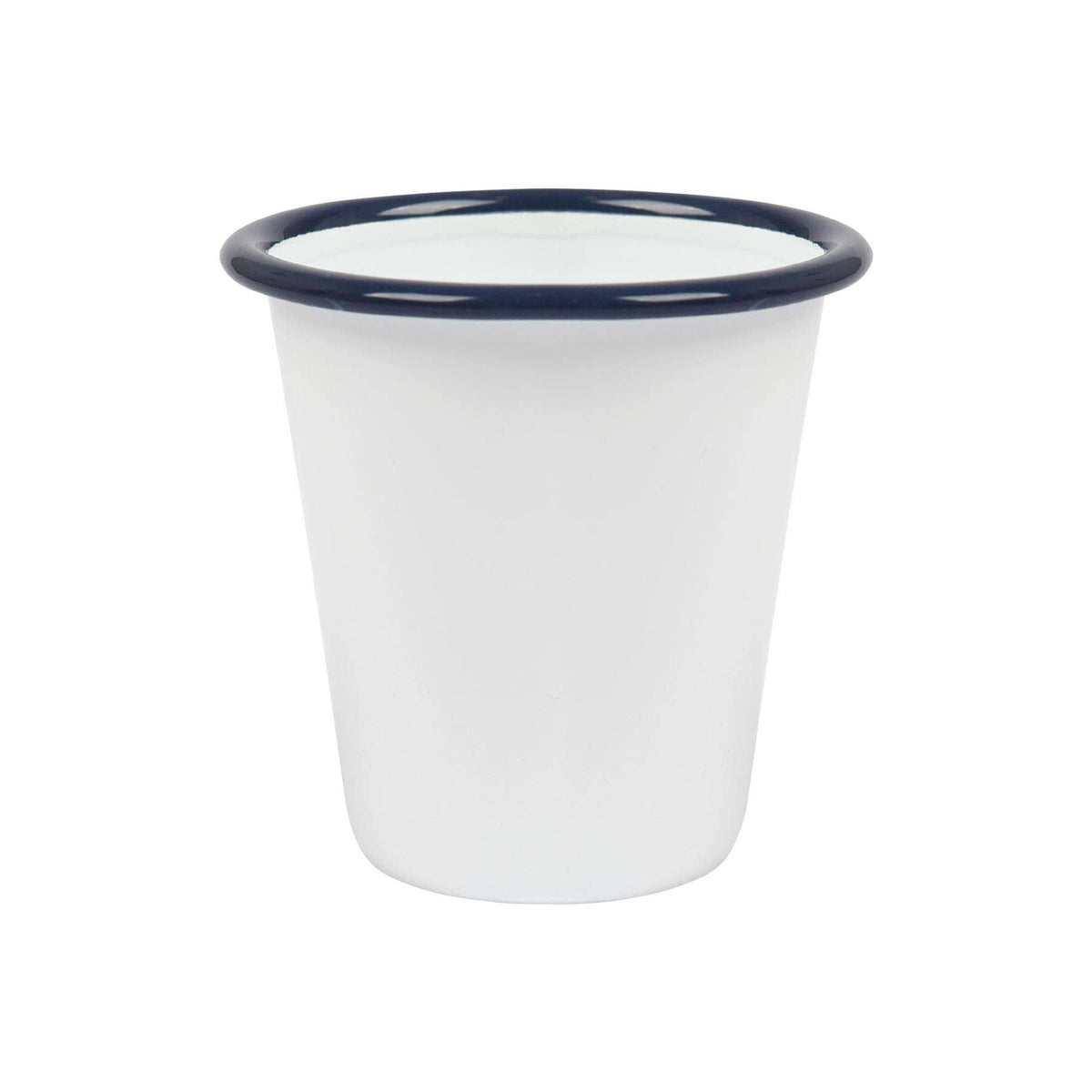 300ml White Enamel Tumbler