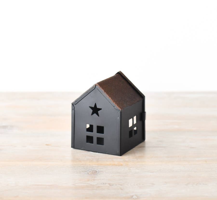 Metal Star House 10cm