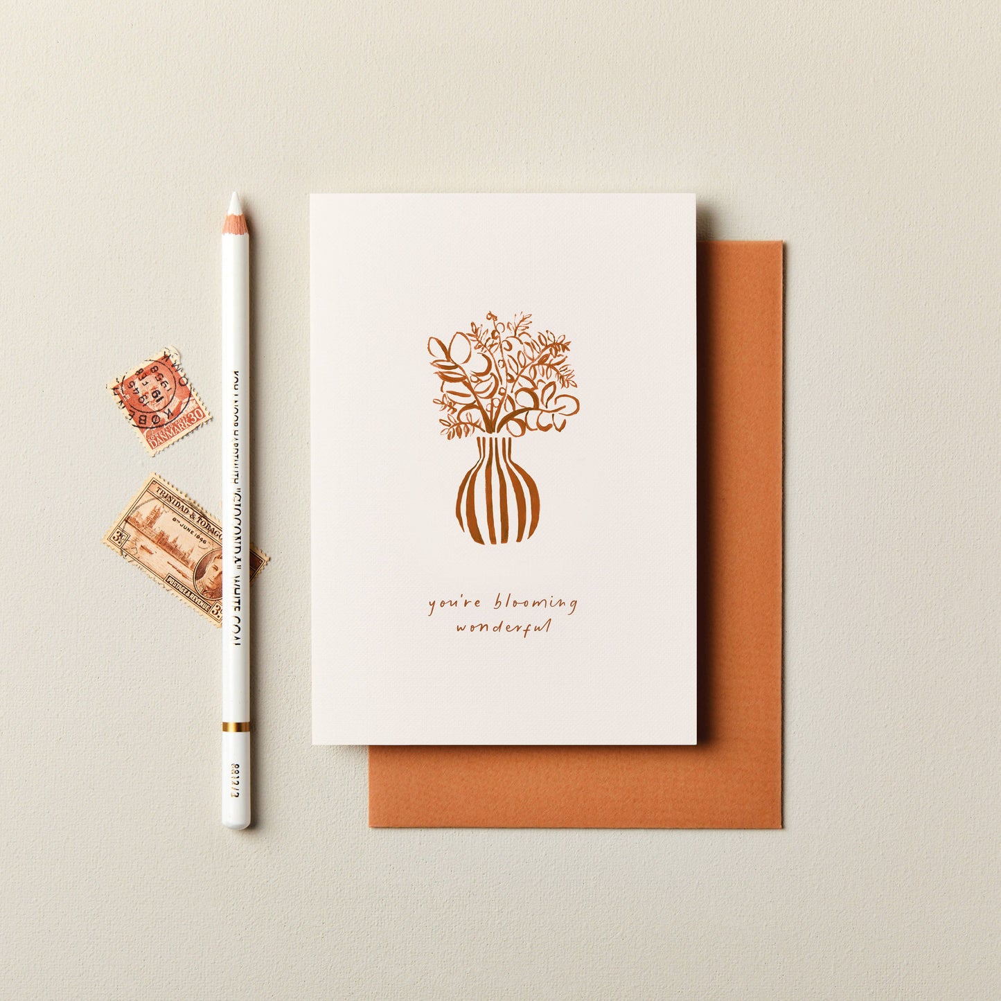 Flower Vase Birthday Card