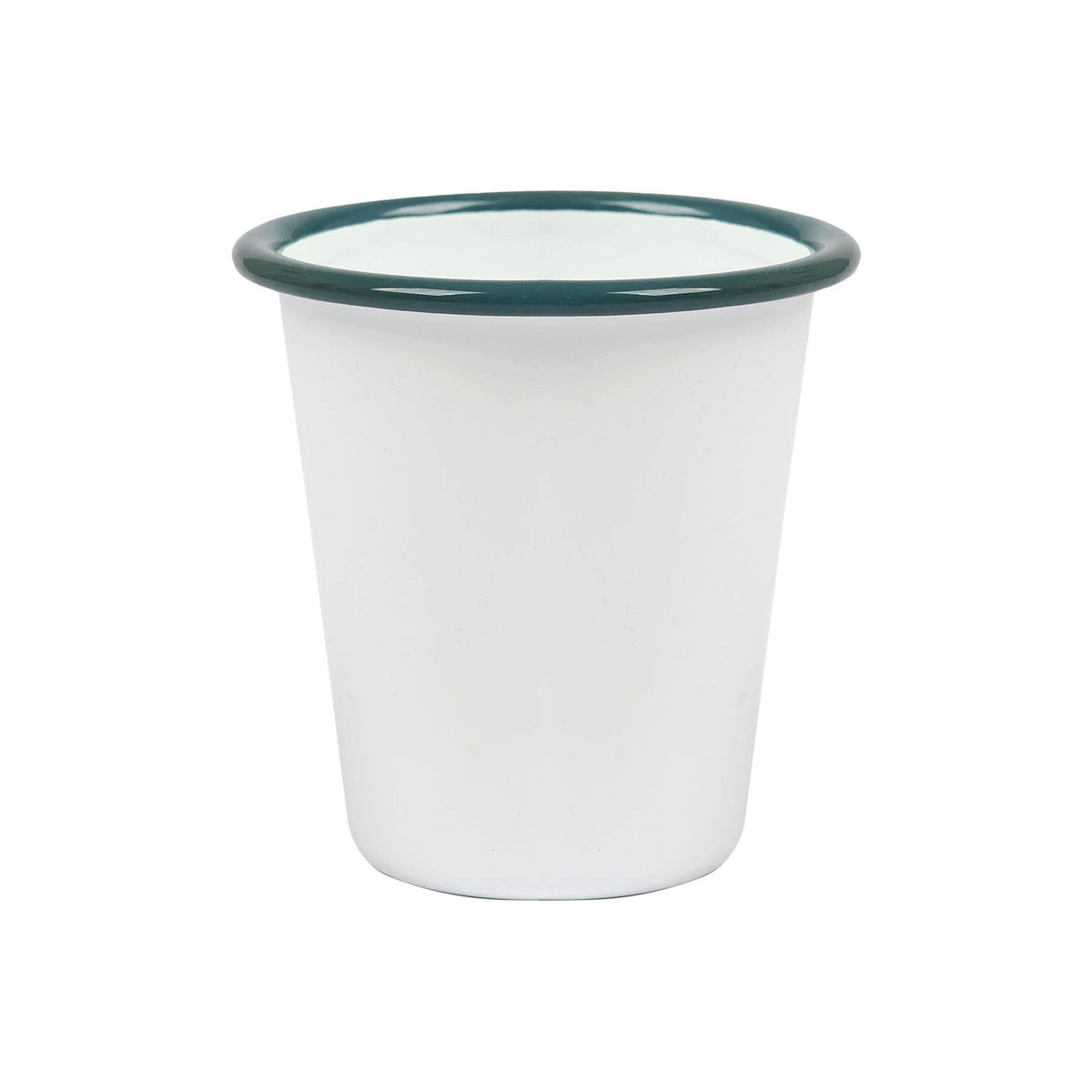 300ml White Enamel Tumbler
