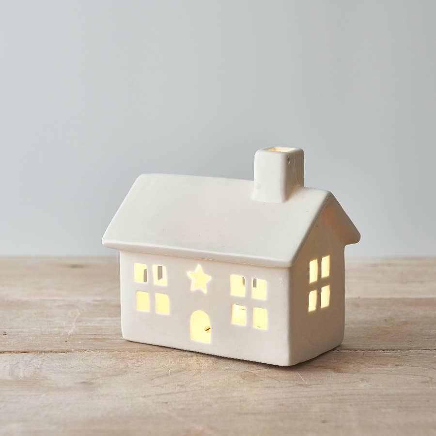 LED Ceramic House 12.5cm