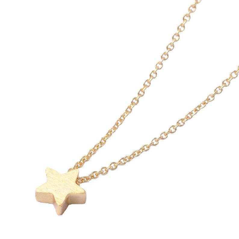 Star Necklace in Gold