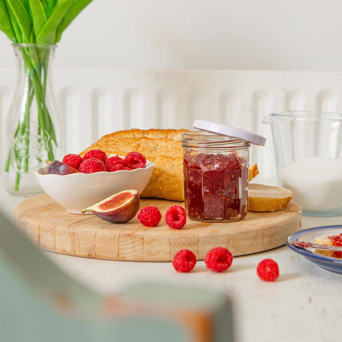 185ml Glass Jam Jar with Lid - By Argon Tableware