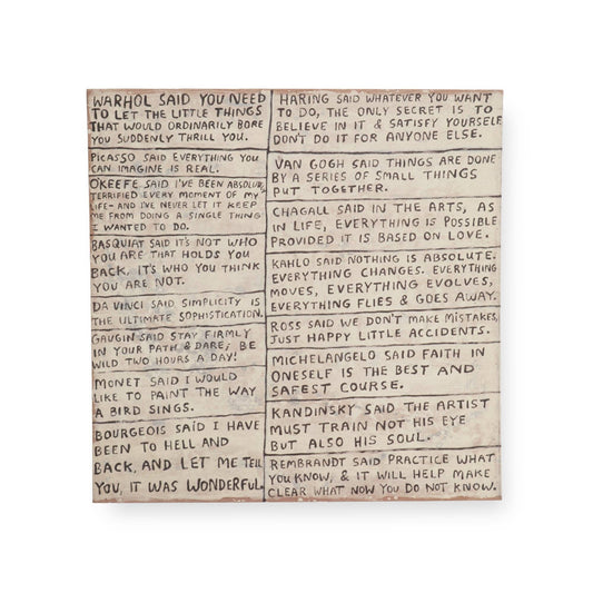 12"x12" Masters Art Print