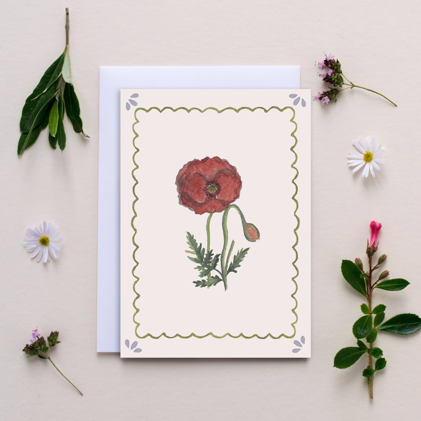 Luxury Wildflower Notecards - Pack of 6  - 6 designs