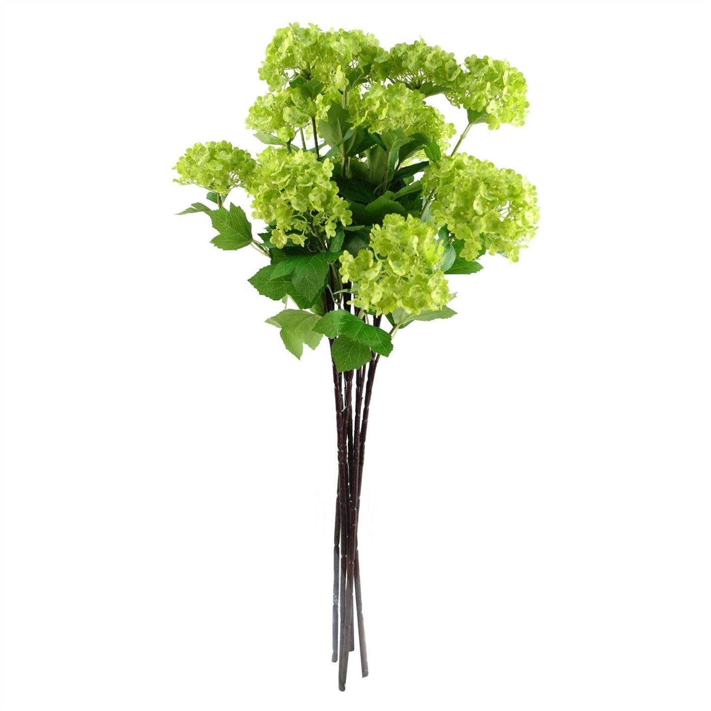 Faux Viburnum Spray - single stem with 3 heads - 70cm