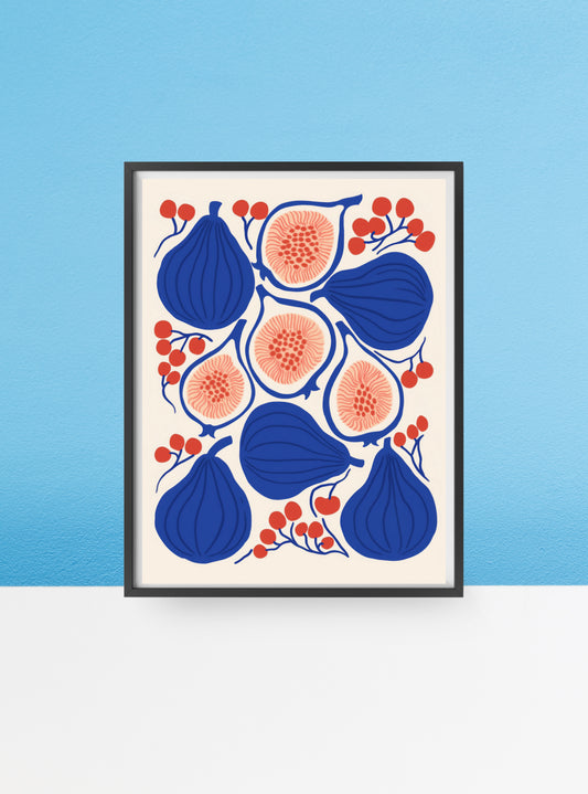 Contemporary figs print
