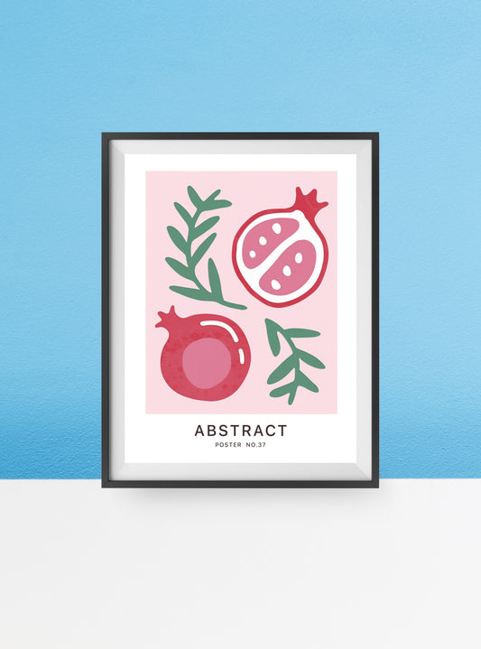 Abstract fruit print