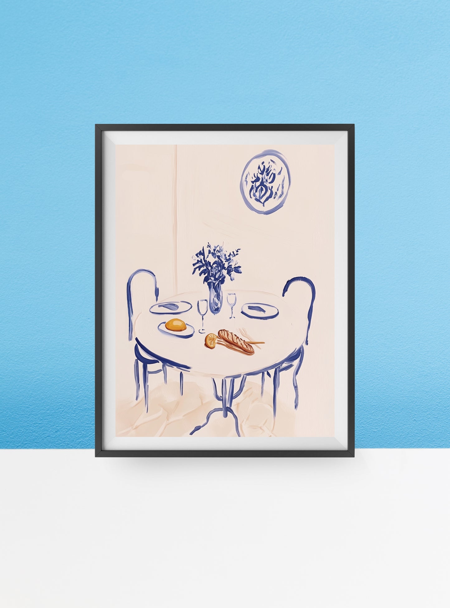 Portuguese tablescape Print