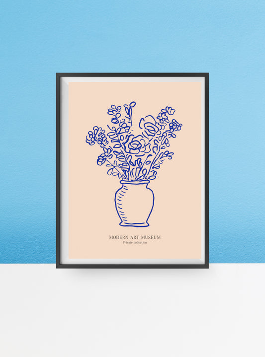 Blooming bouquet print
