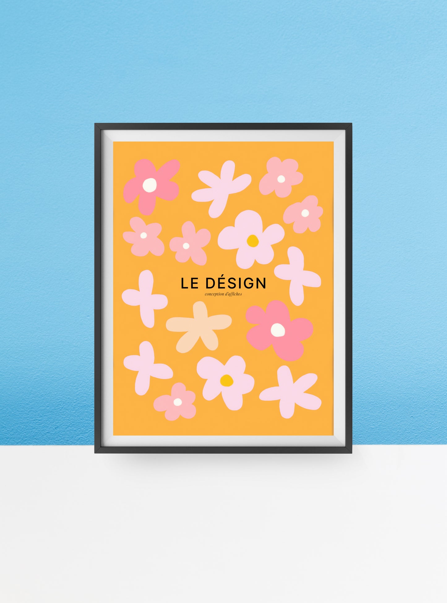 Whimsical garden print