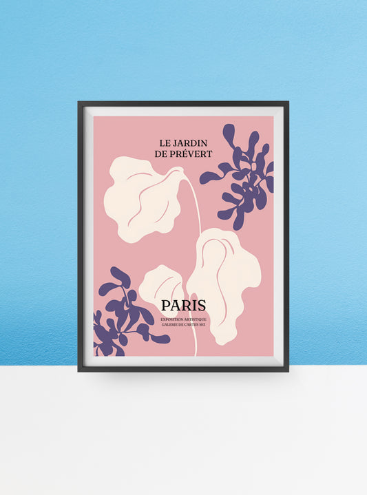 Jardin des fleur print
