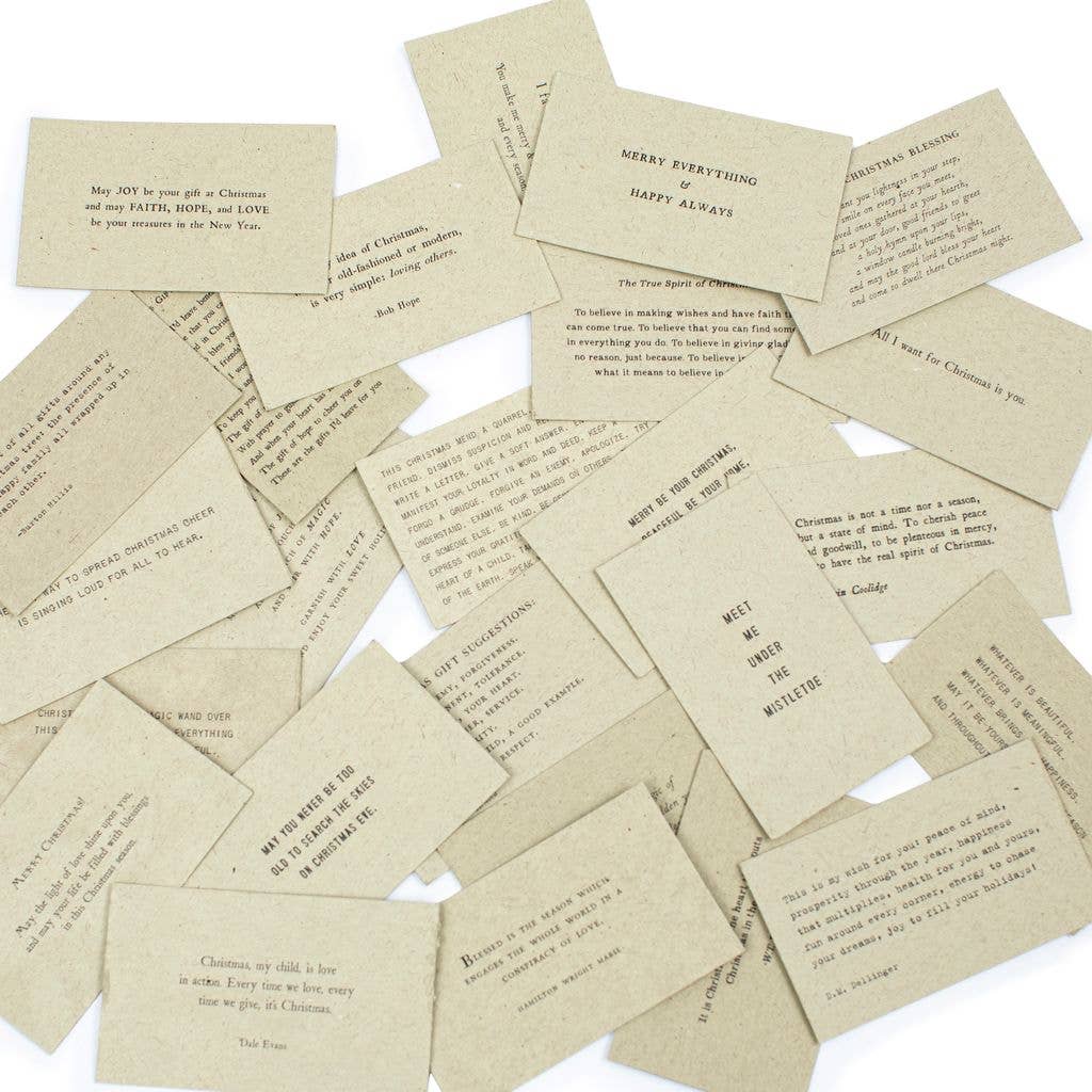 Festive Gathered Thoughts - Set of 8