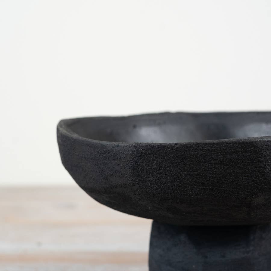 Cement Bowl Pot, 17.5cm