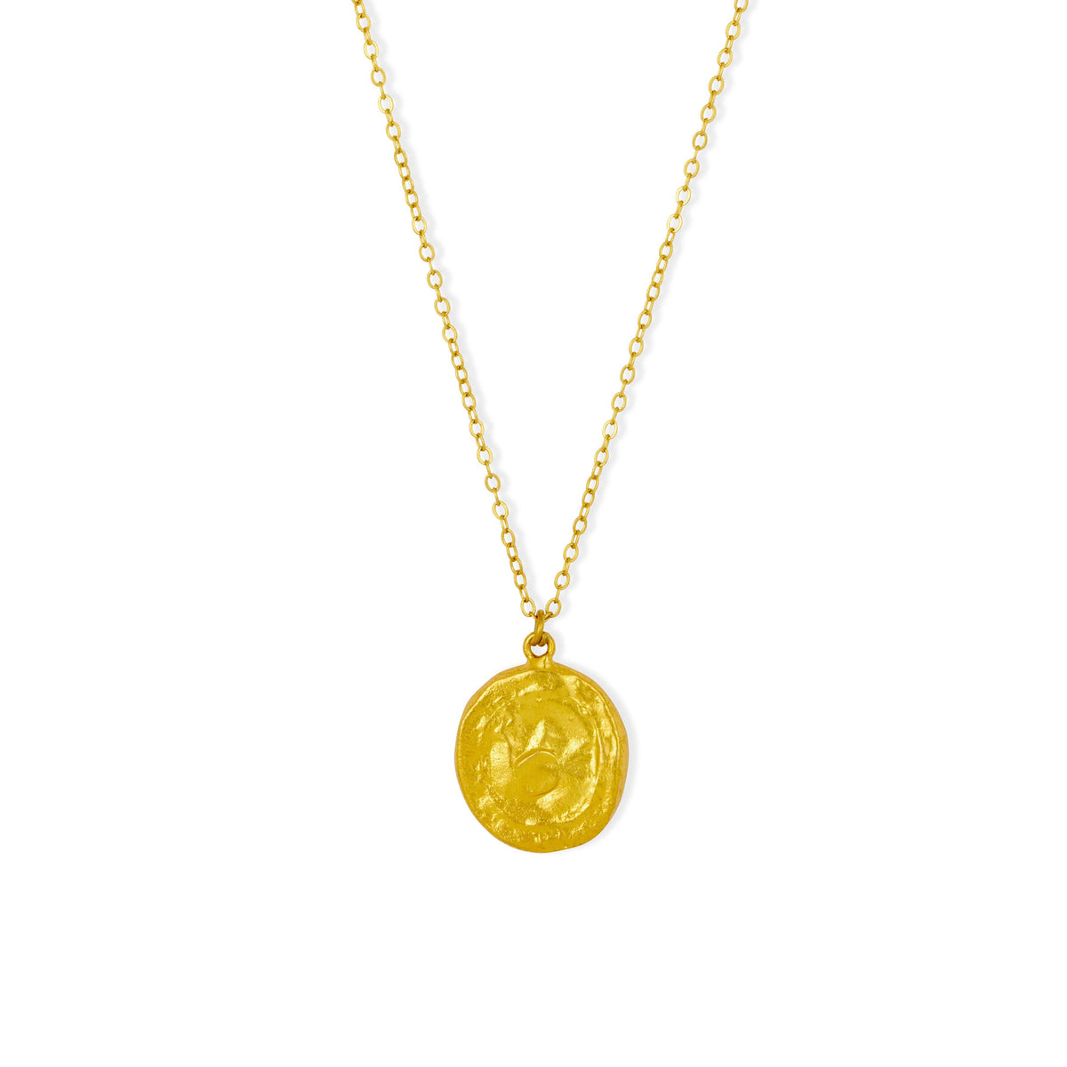 Sunset Gold Coin Necklace