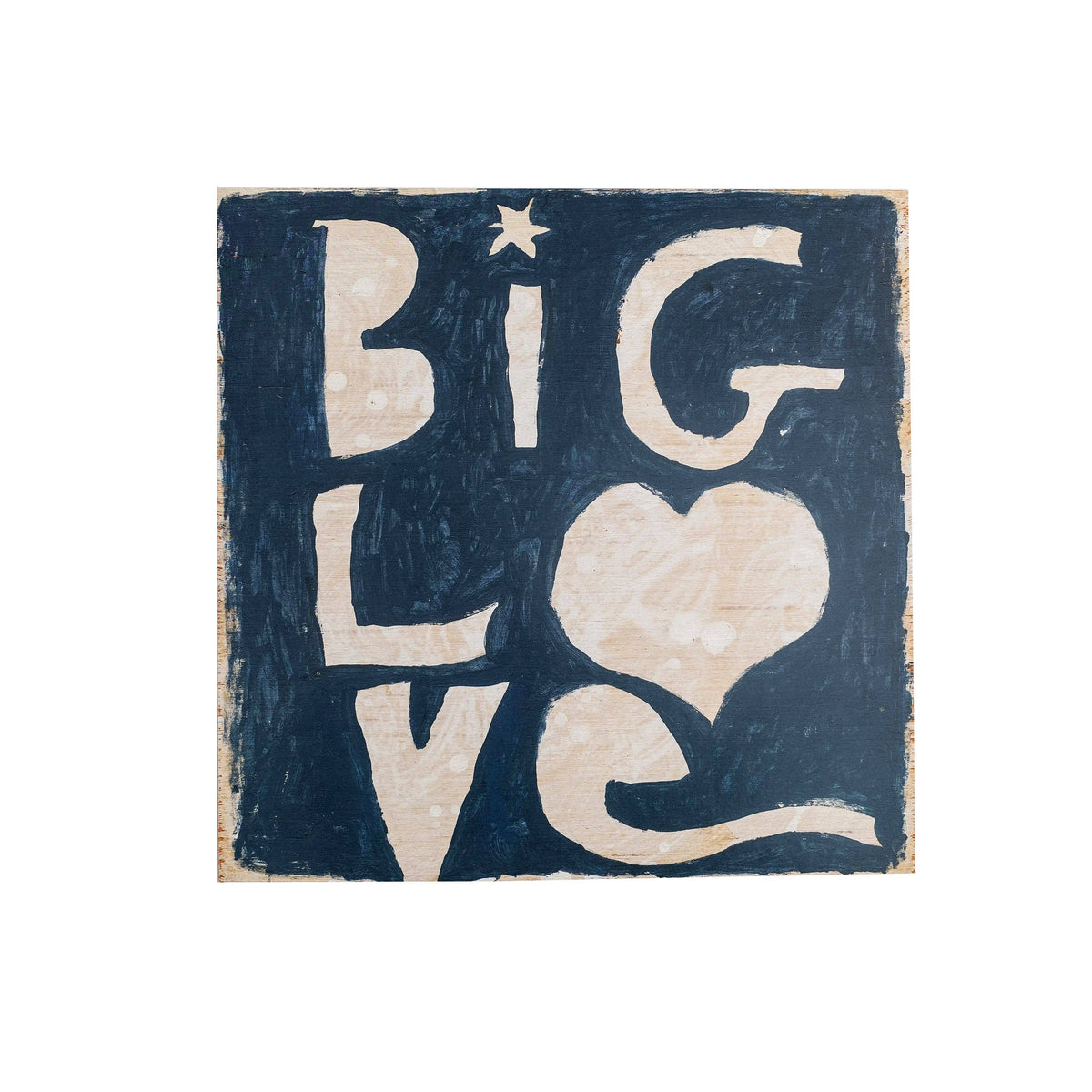 Big Love Art Poster - 8" x 8"