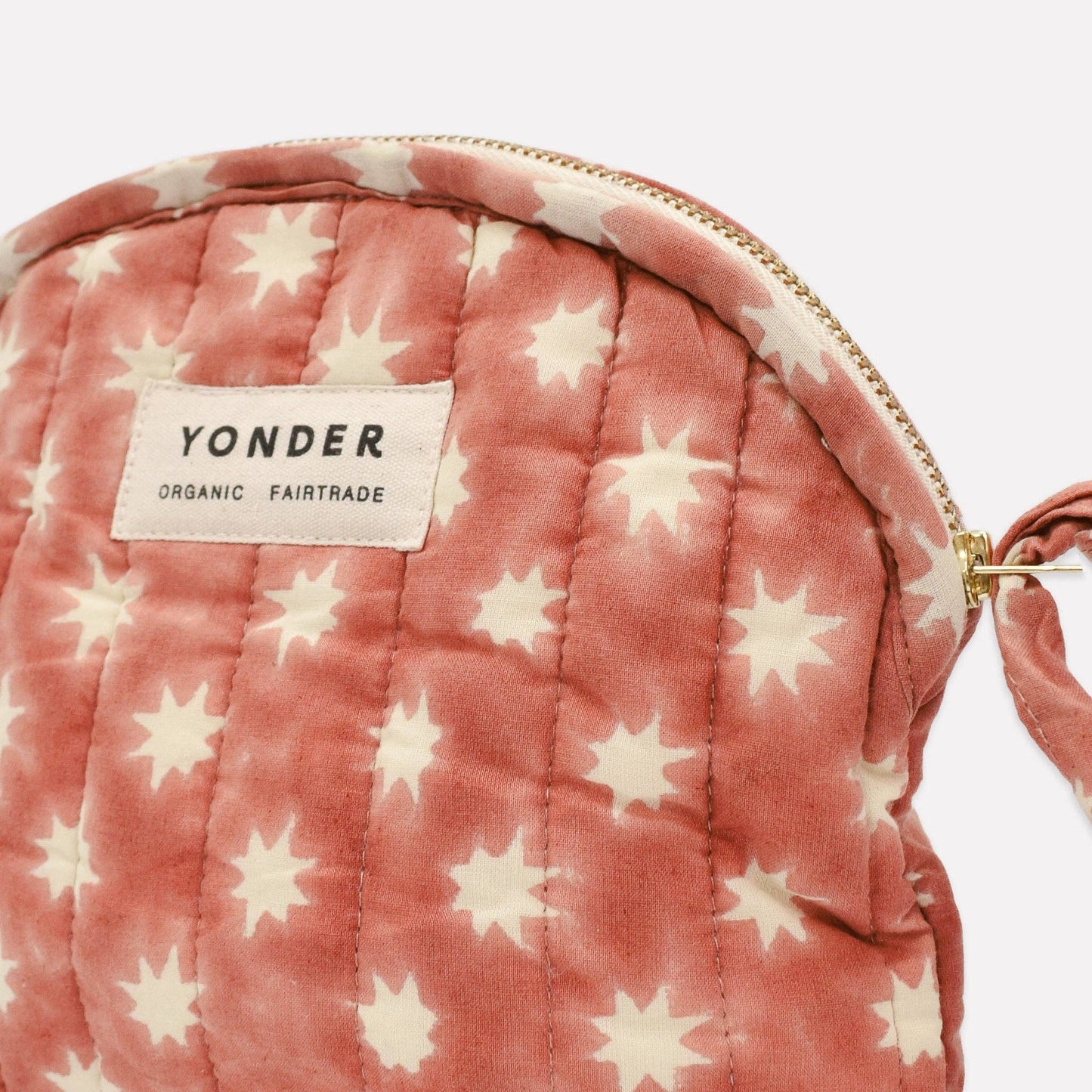 Quilted Zip Pouch - Cosmic Ginger