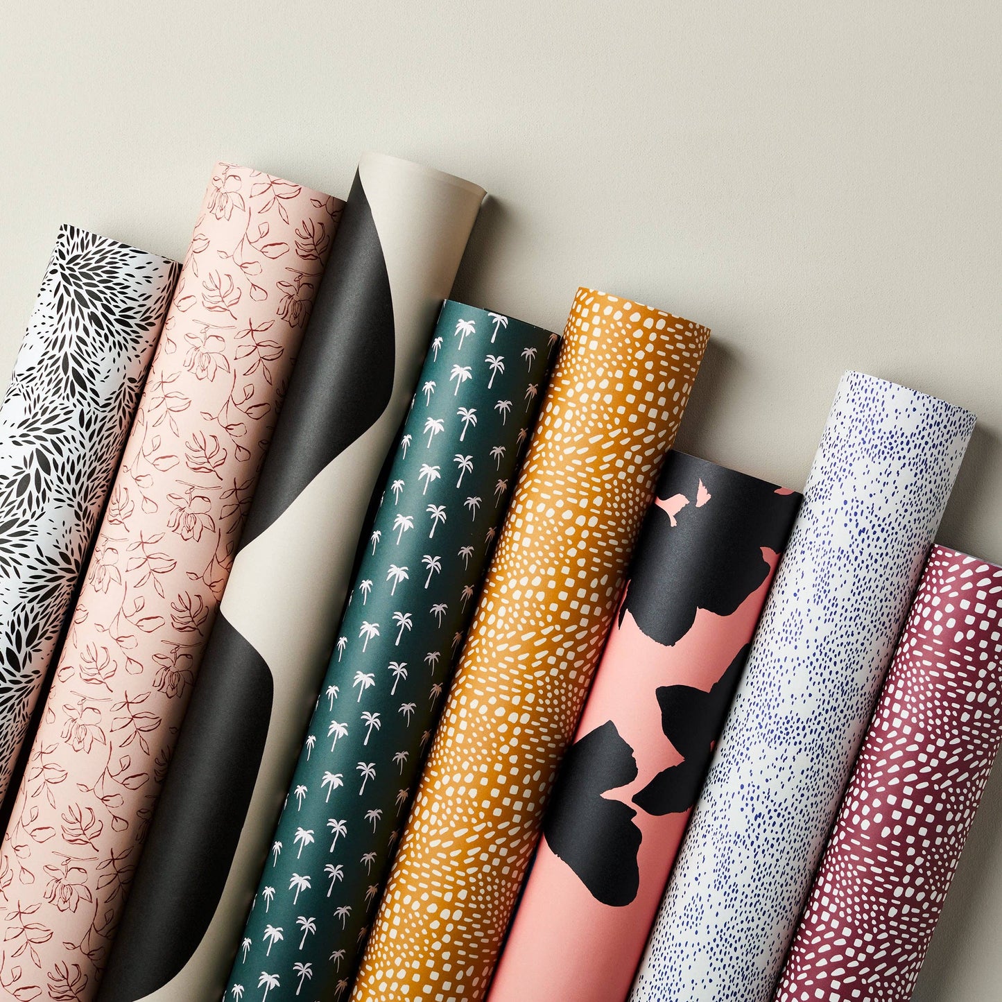 Floral Peach & Rust Double Sided Wrap