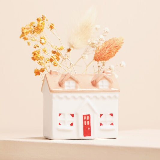 Mini house bud vase