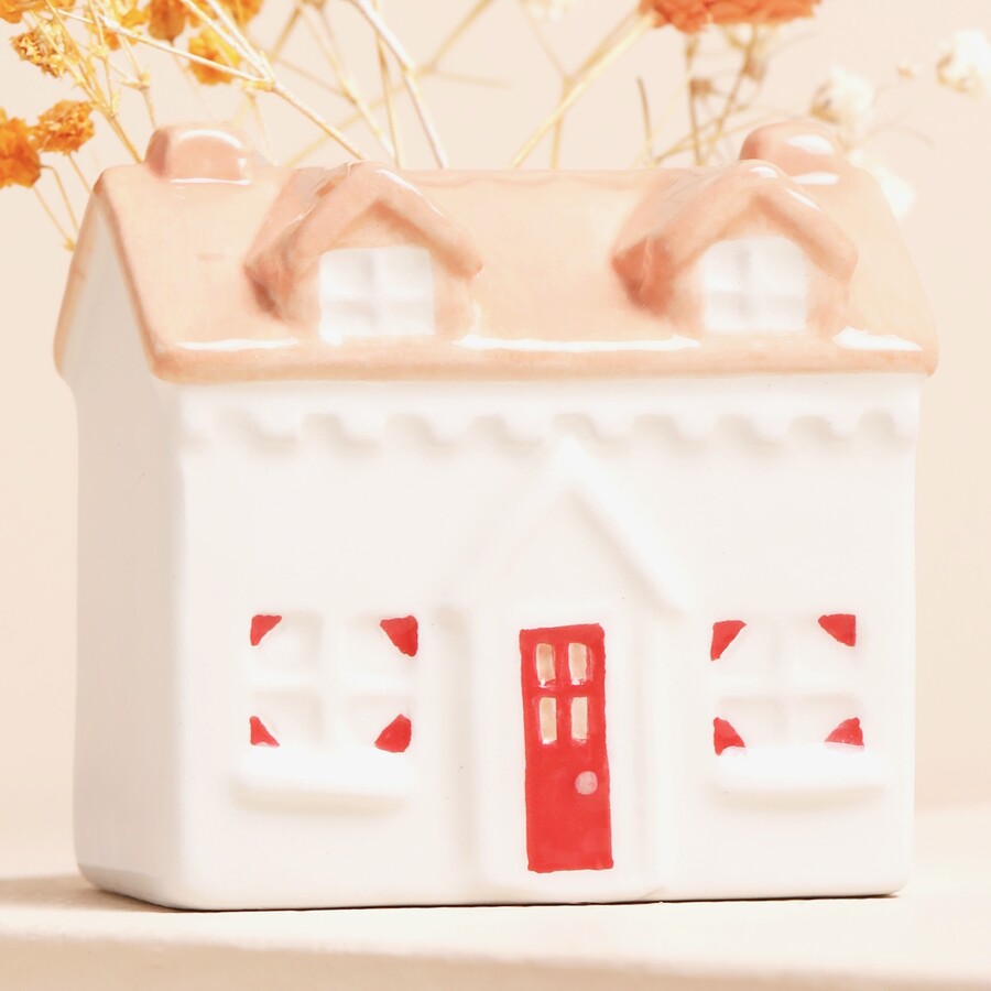 Mini house bud vase