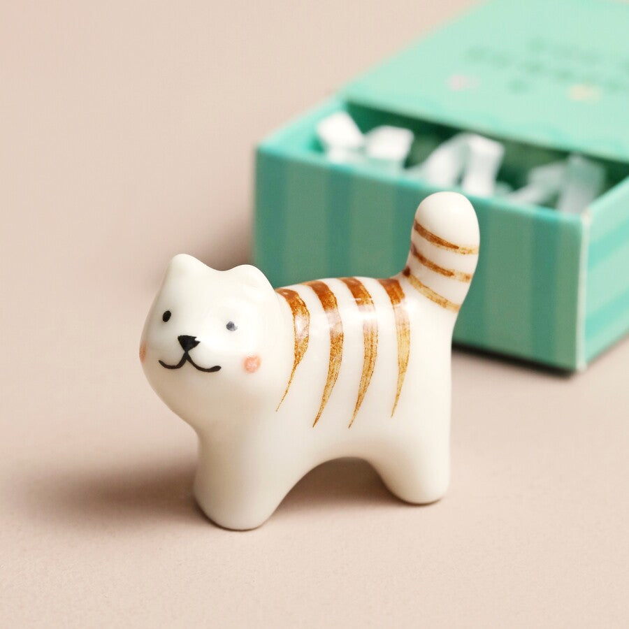 Matchbox ceramic cat