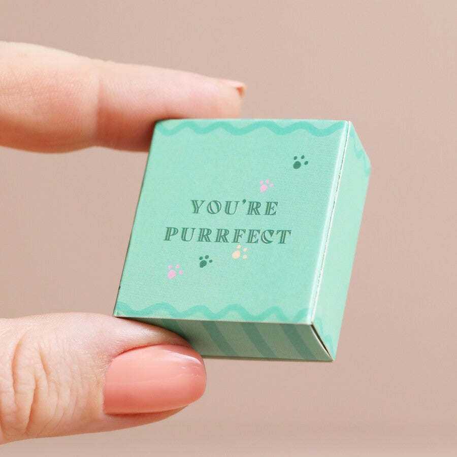 Matchbox ceramic cat
